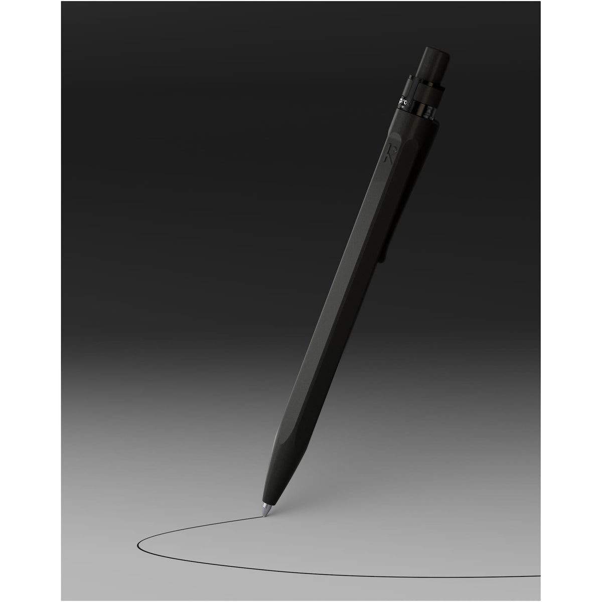 Karst Hexagonal Stone Pen, Swiss Made - Black - Photo 9