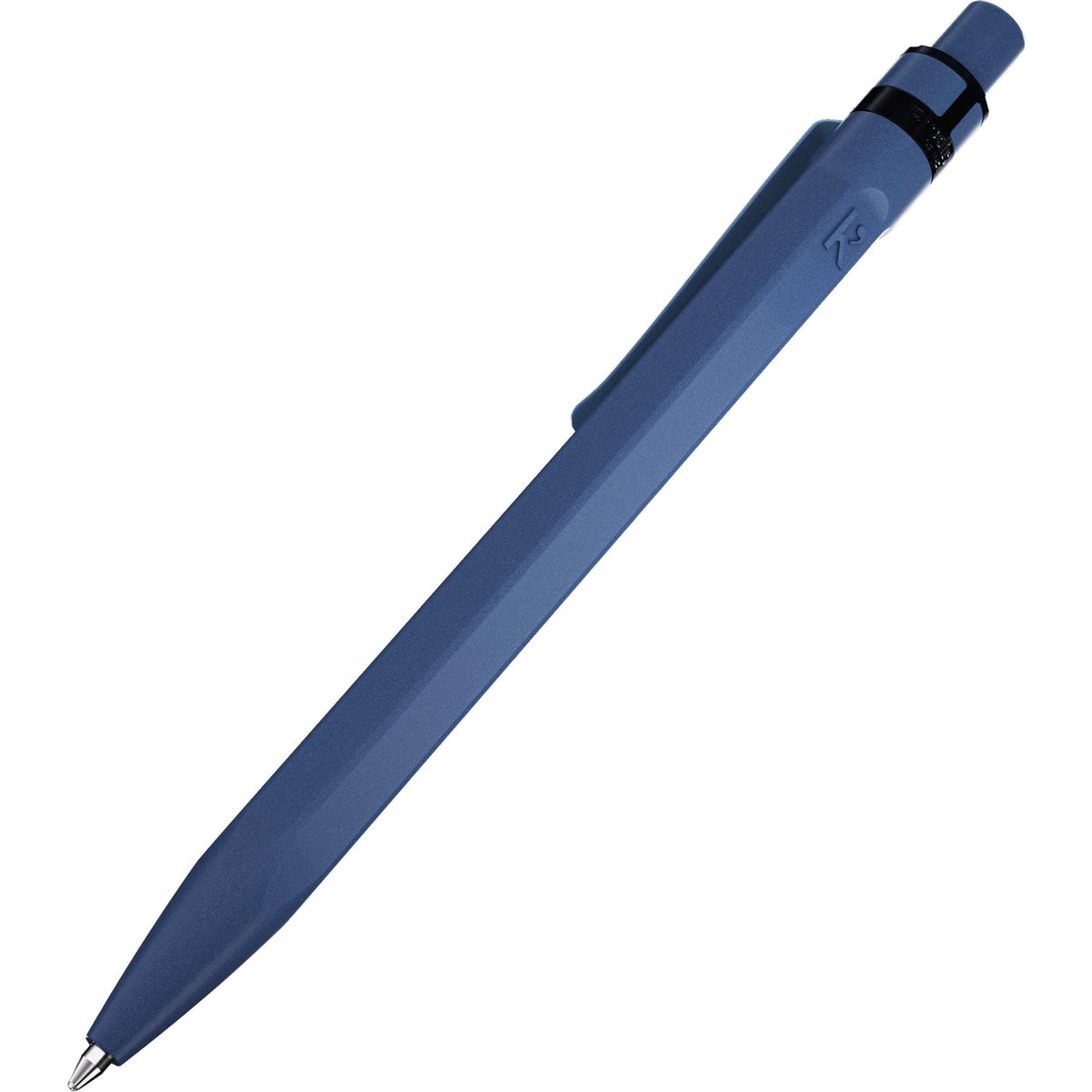 Karst Hexagonal Stone Pen, Swiss Made Laser Engraving - Navy - Photo 3
