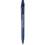 Karst Hexagonal Stone Pen, Swiss Made Laser Engraving - Navy - Photo