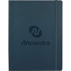Karst Pro Series Stone Paper Planner Notebook, 7.5 x 9.5 Inches Debossing - Navy - Front