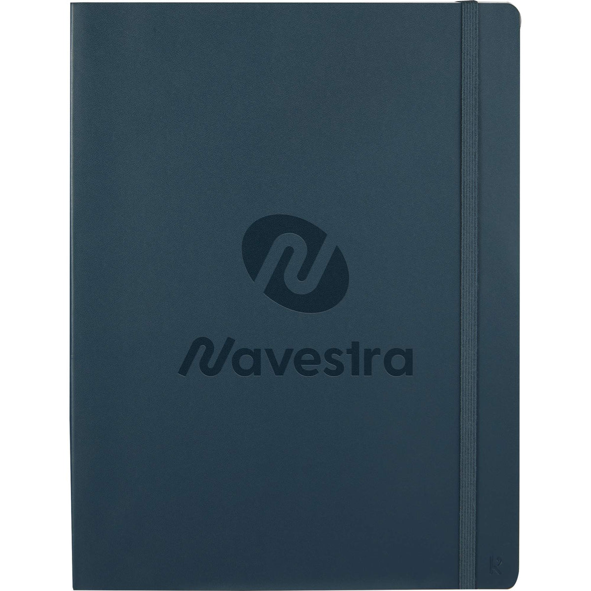 Karst Pro Series Stone Paper Planner Notebook, 7.5 x 9.5 Inches Debossing - Navy - Front