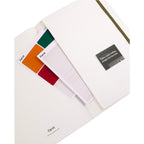 Karst Pro Series Stone Paper Planner Notebook, 7.5 x 9.5 Inches Debossing - Olive - Detail Inserts