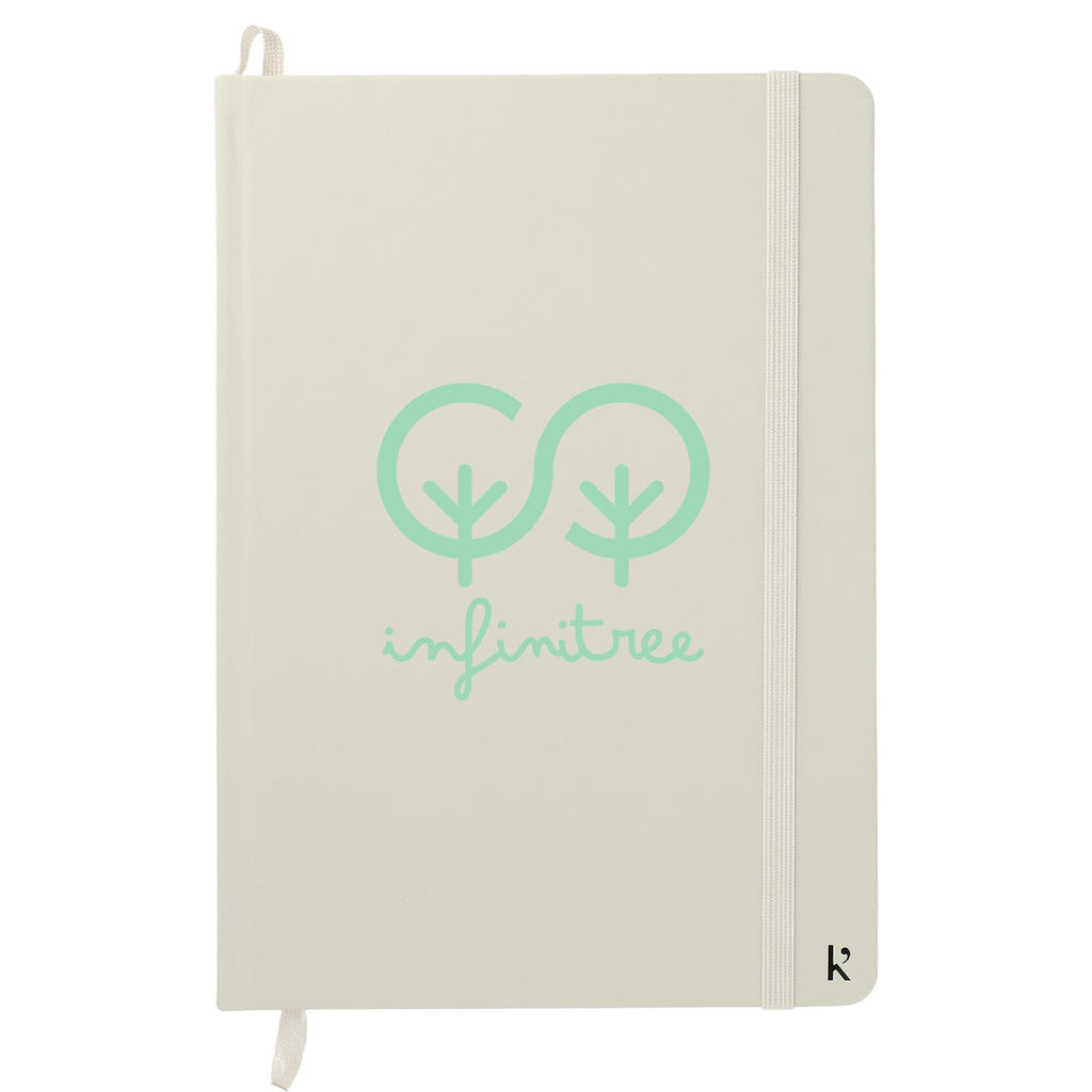 Karst Stone Paper Hardcover Notebook, 5.5 x 8.5 Inches - Beige - Front