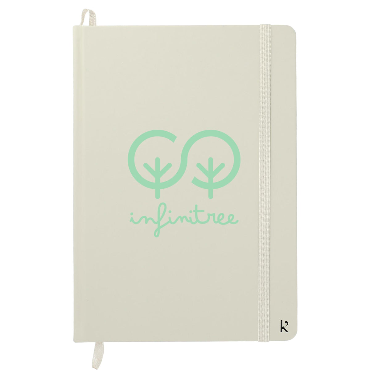 Karst Stone Paper Hardcover Notebook, 5.5 x 8.5 Inches - Beige - Front