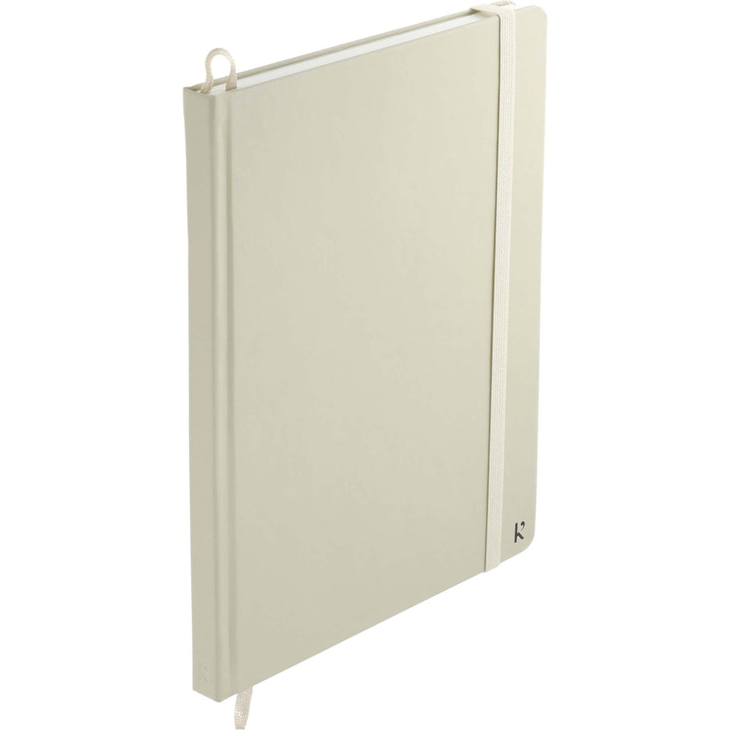 Karst Stone Paper Hardcover Notebook, 5.5 x 8.5 Inches - Beige - Right Angle 2