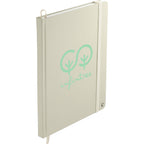 Karst Stone Paper Hardcover Notebook, 5.5 x 8.5 Inches - Beige - Right Angle