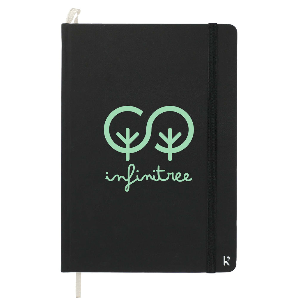 Karst Stone Paper Hardcover Notebook, 5.5 x 8.5 Inches - Black - Front