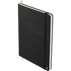 Karst Stone Paper Hardcover Notebook, 5.5 x 8.5 Inches - Black - Left Angle 2