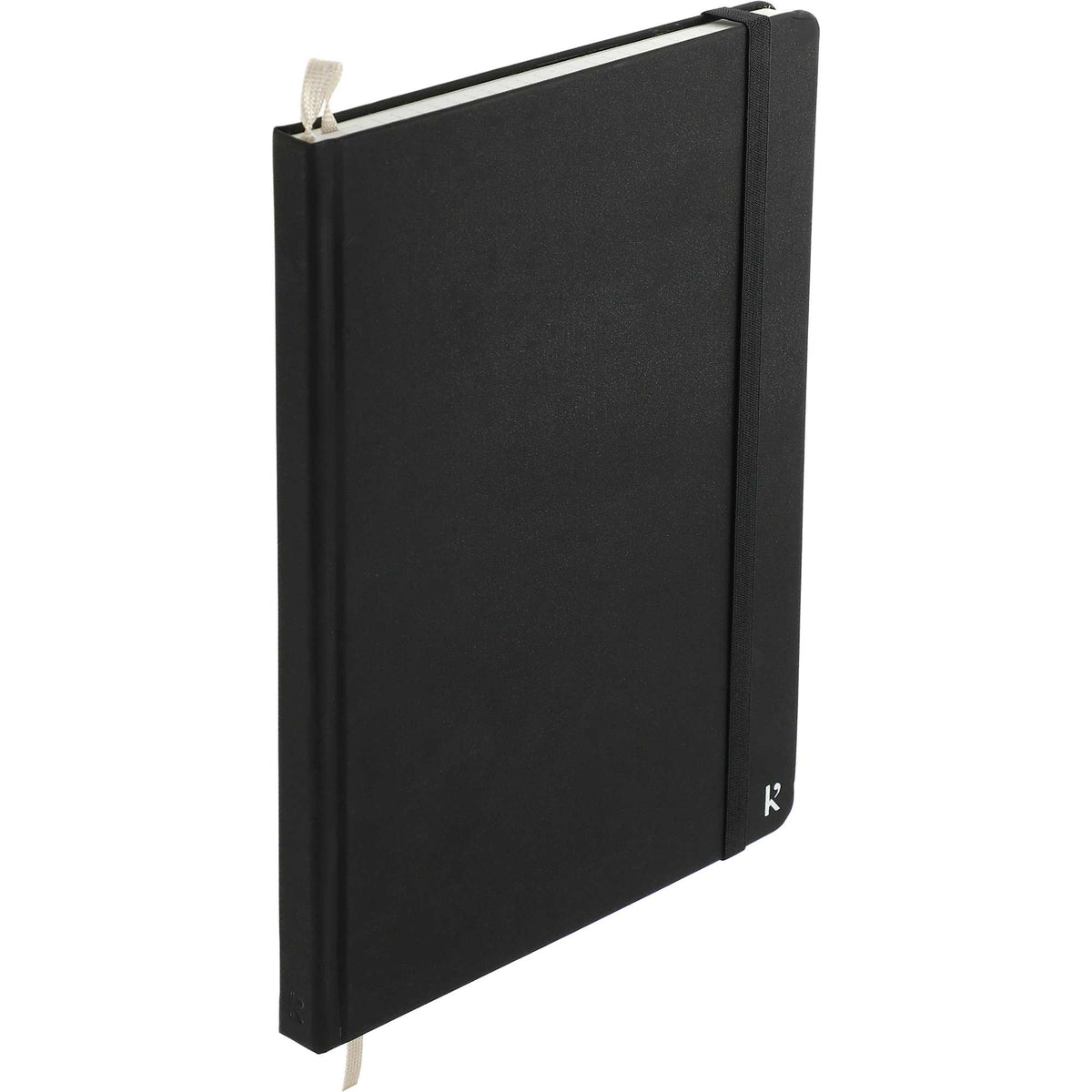 Karst Stone Paper Hardcover Notebook, 5.5 x 8.5 Inches - Black - Right Angle 2