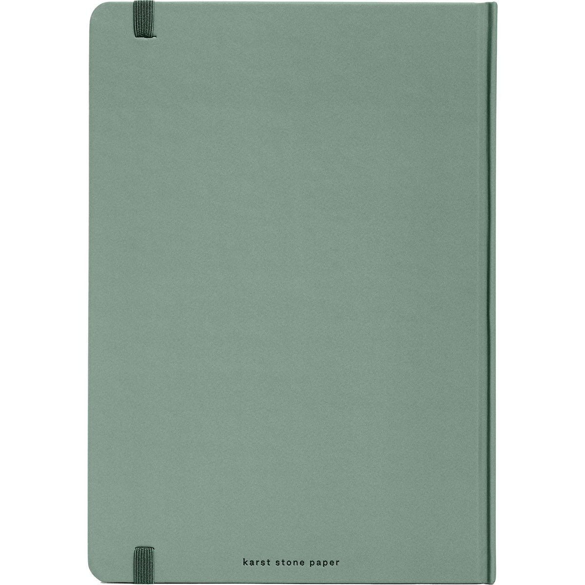 Karst Stone Paper Hardcover Notebook, 5.5 x 8.5 Inches - Green - Back
