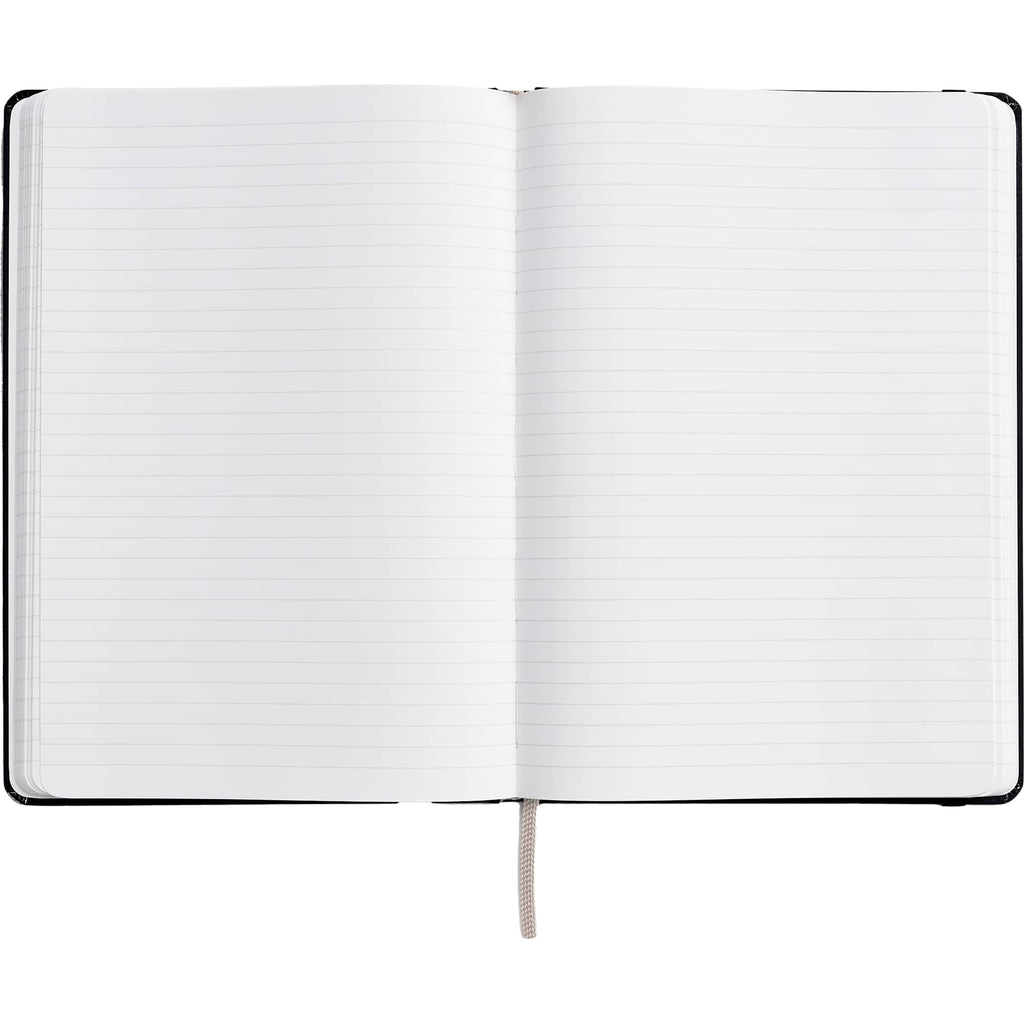 Karst Stone Paper Hardcover Notebook, 5.5 x 8.5 Inches - Green - Front Open