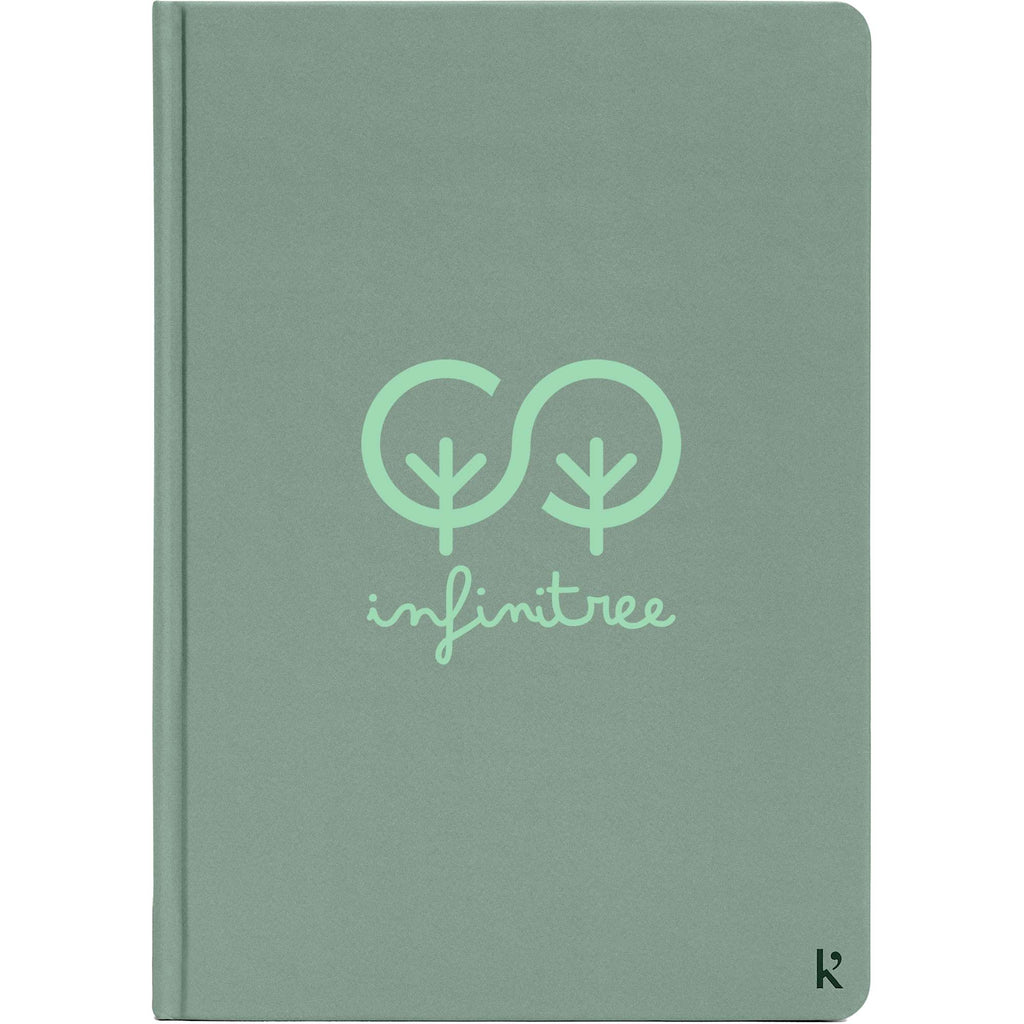Karst Stone Paper Hardcover Notebook, 5.5 x 8.5 Inches - Green - Front