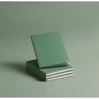 Karst Stone Paper Hardcover Notebook, 5.5 x 8.5 Inches - Green - Right Angle Front 2
