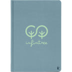 Karst Stone Paper Hardcover Notebook, 5.5 x 8.5 Inches - Light Blue - Front