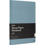 Karst Stone Paper Hardcover Notebook, 5.5 x 8.5 Inches - Light Blue - Right Angle 2