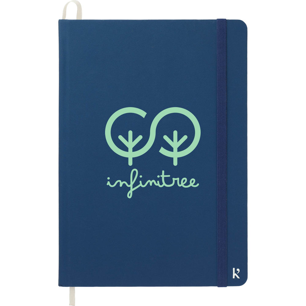 Karst Stone Paper Hardcover Notebook, 5.5 x 8.5 Inches - Navy - Front