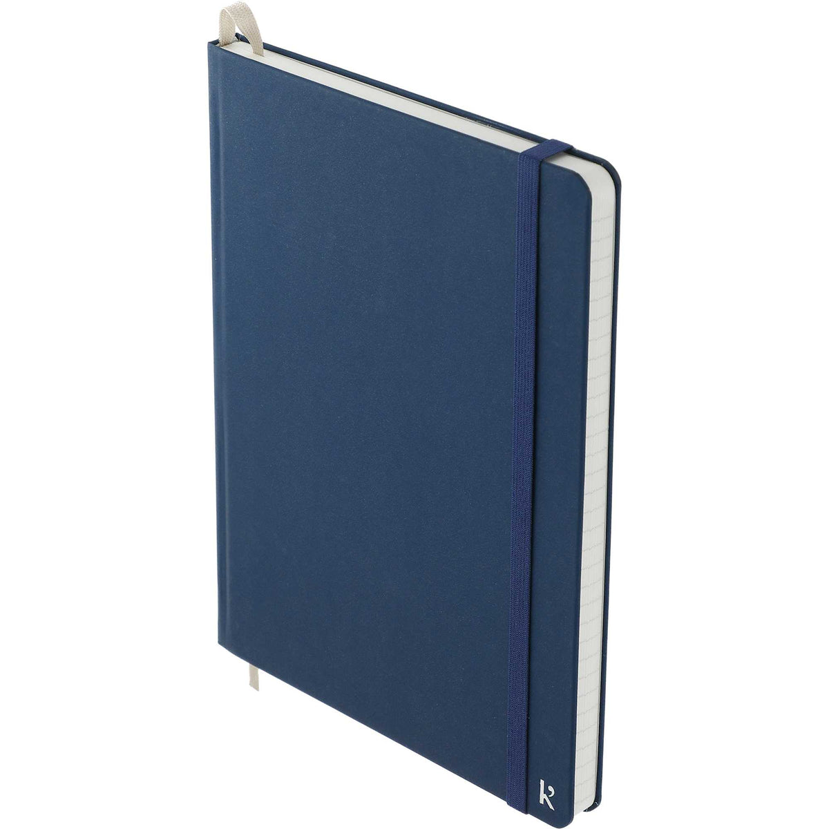 Karst Stone Paper Hardcover Notebook, 5.5 x 8.5 Inches - Navy - Left Angle 2