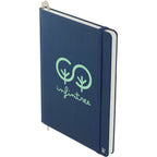 Karst Stone Paper Hardcover Notebook, 5.5 x 8.5 Inches - Navy - Left Angle
