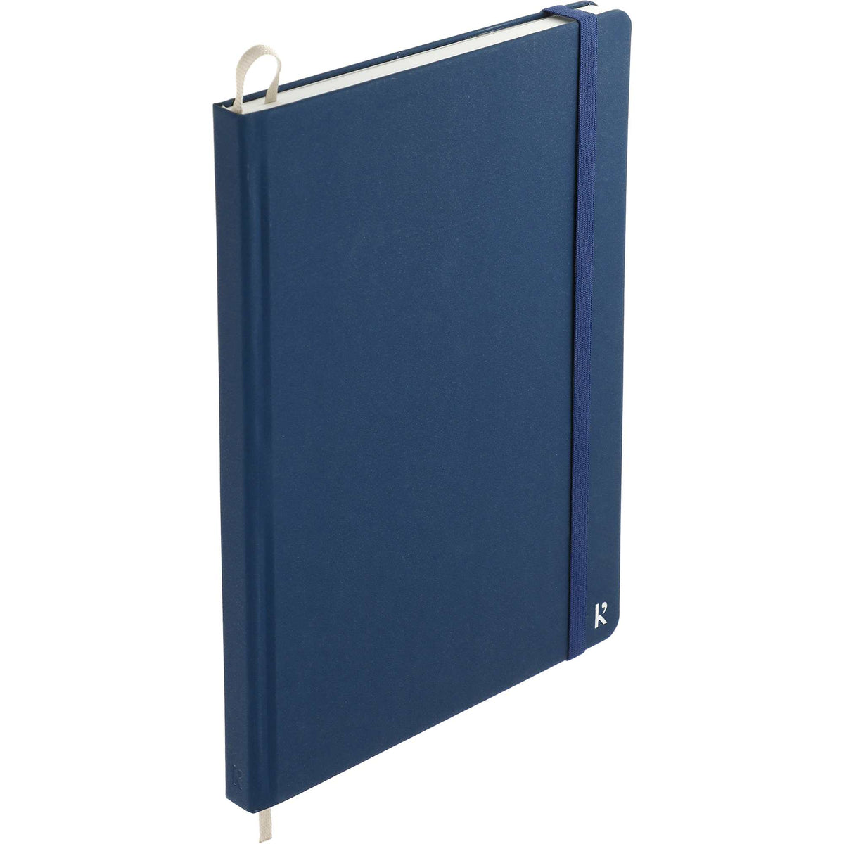 Karst Stone Paper Hardcover Notebook, 5.5 x 8.5 Inches - Navy - Right Angle 2