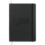 Karst Stone Paper Soft Cover Notebook, 5.5 x 8.5 Inches - Black - Front