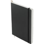 Karst Stone Paper Soft Cover Notebook, 5.5 x 8.5 Inches - Black - Left Angle 2