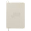Karst Stone Paper Soft Cover Notebook, 5.5 x 8.5 Inches Debossing - Beige - Front