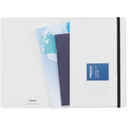 Karst Stone Paper Soft Cover Notebook, 5.5 x 8.5 Inches Debossing - Black - Front 4
