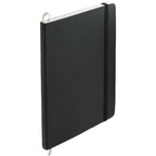 Karst Stone Paper Soft Cover Notebook, 5.5 x 8.5 Inches Debossing - Black - Right Angle 2