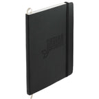 Karst Stone Paper Soft Cover Notebook, 5.5 x 8.5 Inches Debossing - Black - Right Angle
