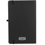 Kaya Recycled Journal with Bamboo Trim, 5.5 x 8.5 Inches - Black - Back
