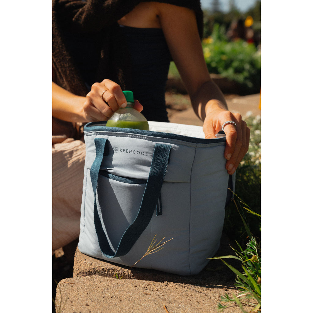 KeepCool Cairo Mini Quilted Lunch Cooler Transfer - Mist - View 5
