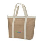 KeepCool Nairobi Insulated Jute Shopper Transfer - Natural - View 4