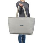 KeepCool Rio Quilted Expandable Cooler Tote Transfer - Latte - View 2