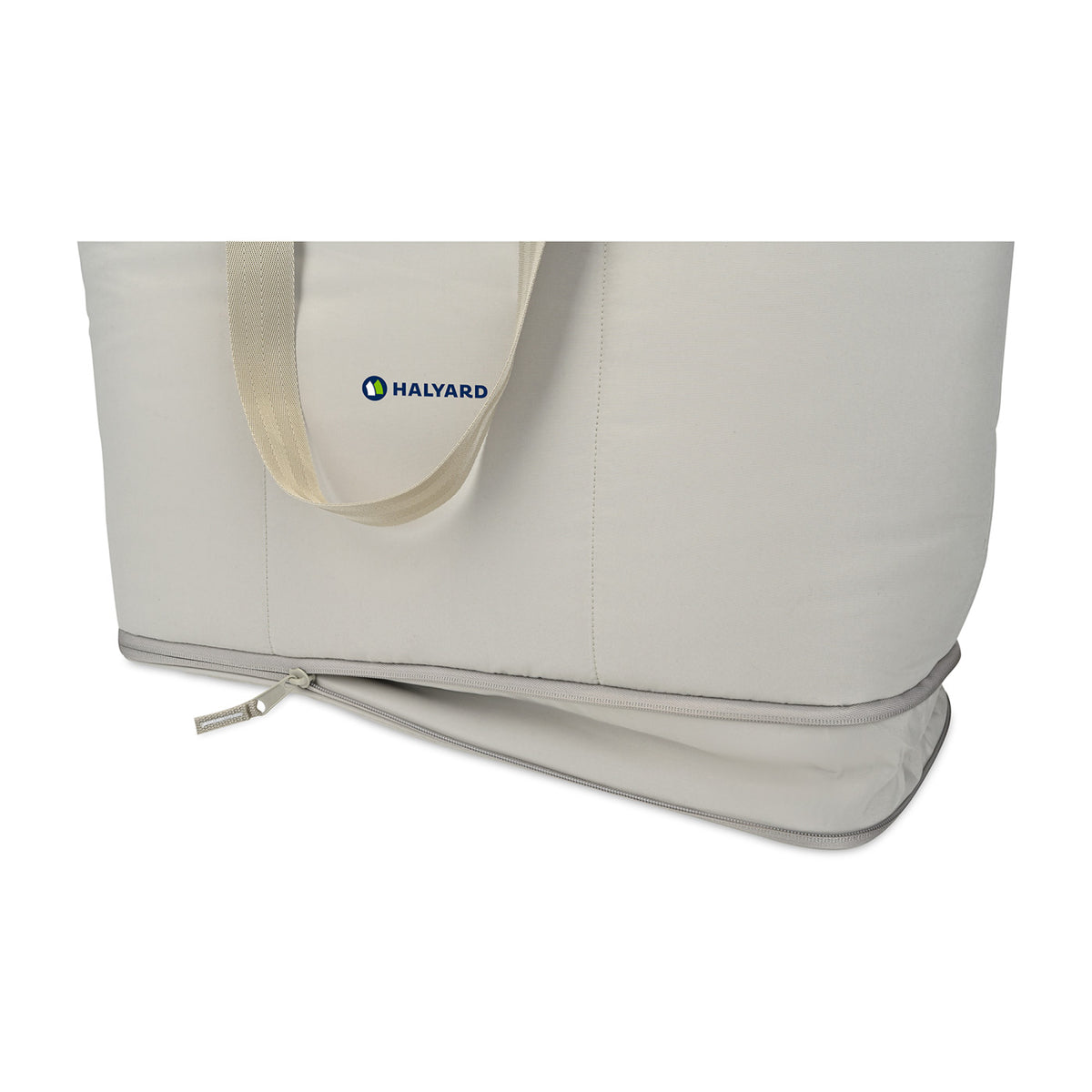 KeepCool Rio Quilted Expandable Cooler Tote Transfer - Latte - View 3
