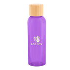 Kelly Bottle with Bamboo Lid, 20 oz - Purple - Silk Screen