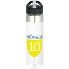 Kensington Tritan Straw Bottle with Carabiner, 20 oz Full Color - Clear - Front 5