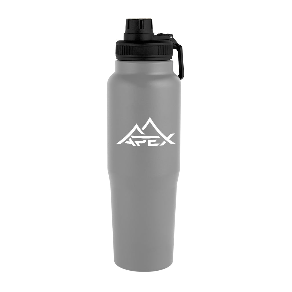 Kerry Recycled Stainless Steel Bottle, 30 oz - Gray - Silk Screen