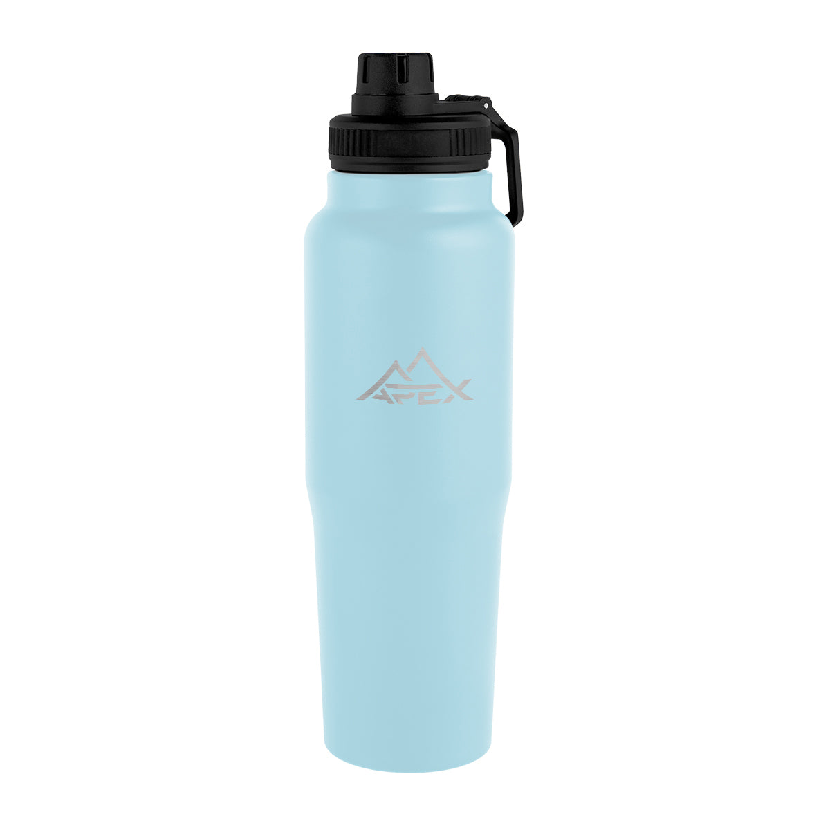 Kerry Recycled Stainless Steel Bottle, 30 oz - Light Blue - Laser Engraving