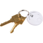 Key Finder Bluetooth Tracker for Apple Find My Full Color - White - Right Angle Propped 2