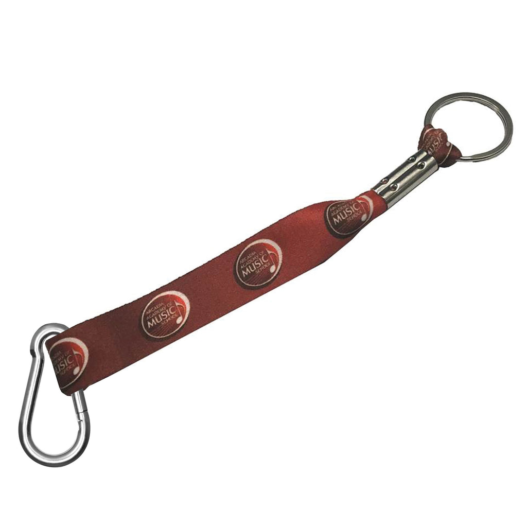 Key Fob, Dye Sublimated - White