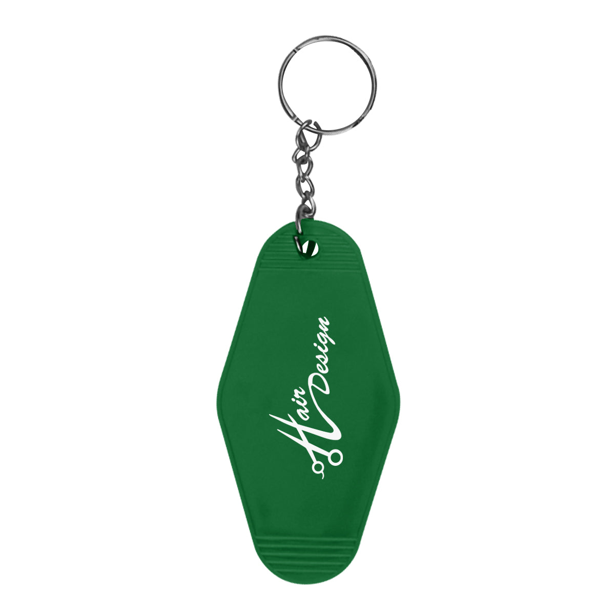 Key Ring in Motel Style - Green - Silk Screen