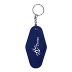 Key Ring in Motel Style - Navy - Silk Screen