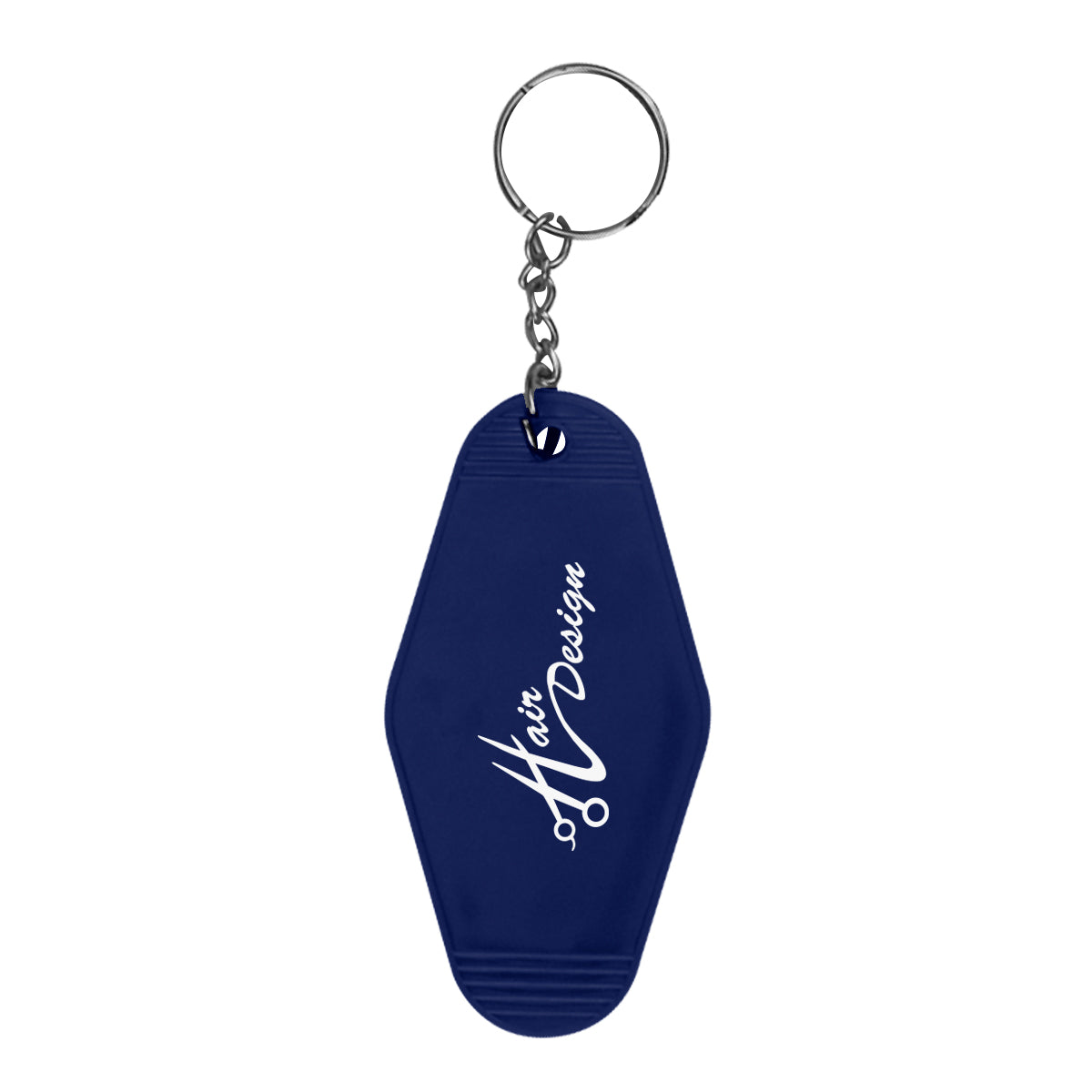 Key Ring in Motel Style - Navy - Silk Screen