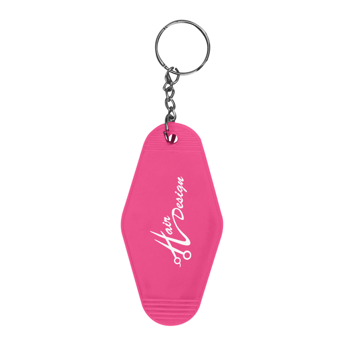 Key Ring in Motel Style - Pink - Silk Screen