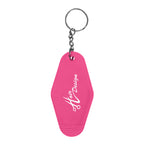 Key Ring in Motel Style - Pink - Silk Screen