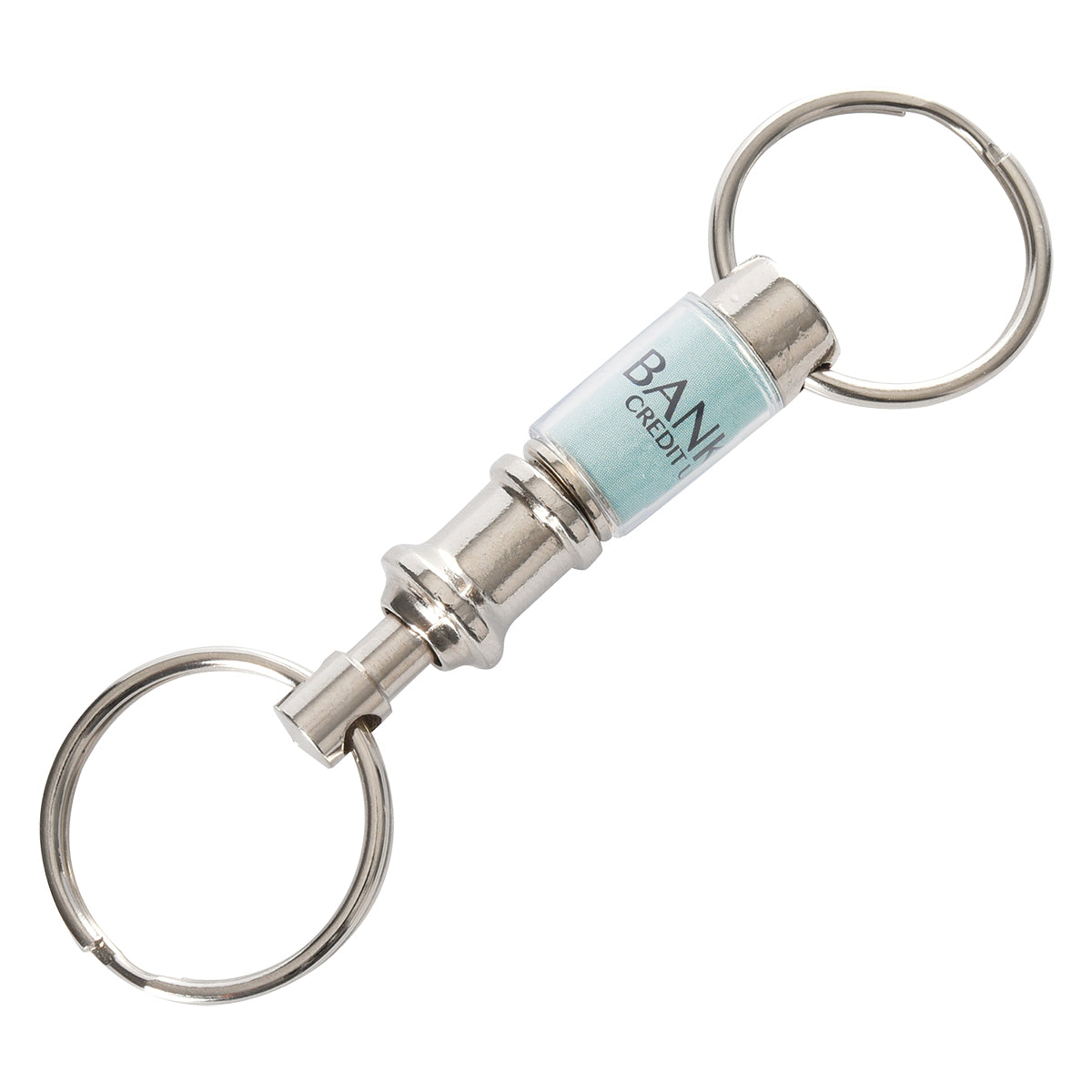 Key Tag That Pulls Apart - Silver - Angle_Offset