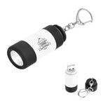 Keychain LED Light, Rechargeable - Black - Pad Print