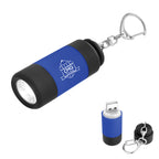 Keychain LED Light, Rechargeable - Black - Pad Print