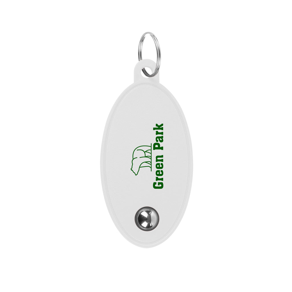 Keychain That Fidgets - White - Silk Screen