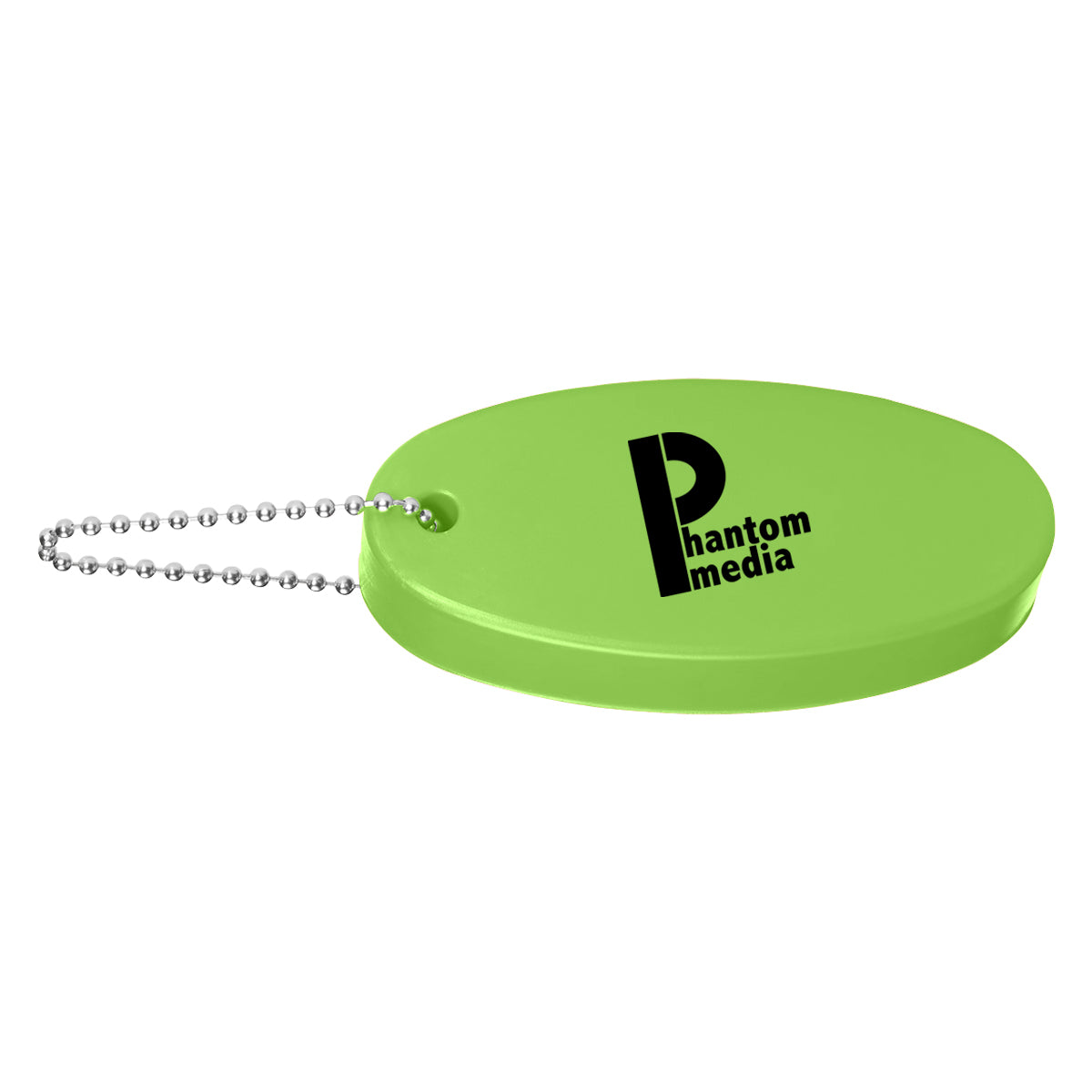 Keychain That Floats - Lime Green - Silk Screen